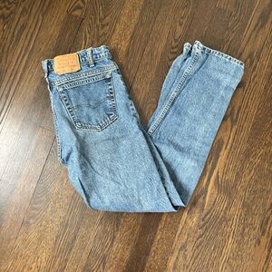 Vtg 1989 Levis 505 Mens Jeans 34x32 Blue Straight Made in Canada Denim Grunge